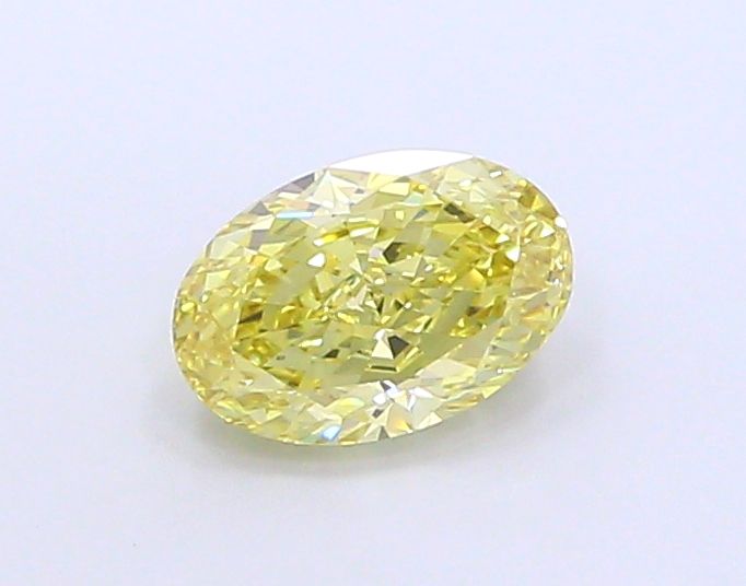 Oval Fancy Intense Yellow Lab-grown Diamond 2.25ct VS1 loose diamond