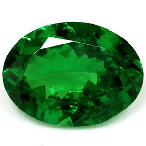 Oval Green Garnet 1.29ct loose gemstone