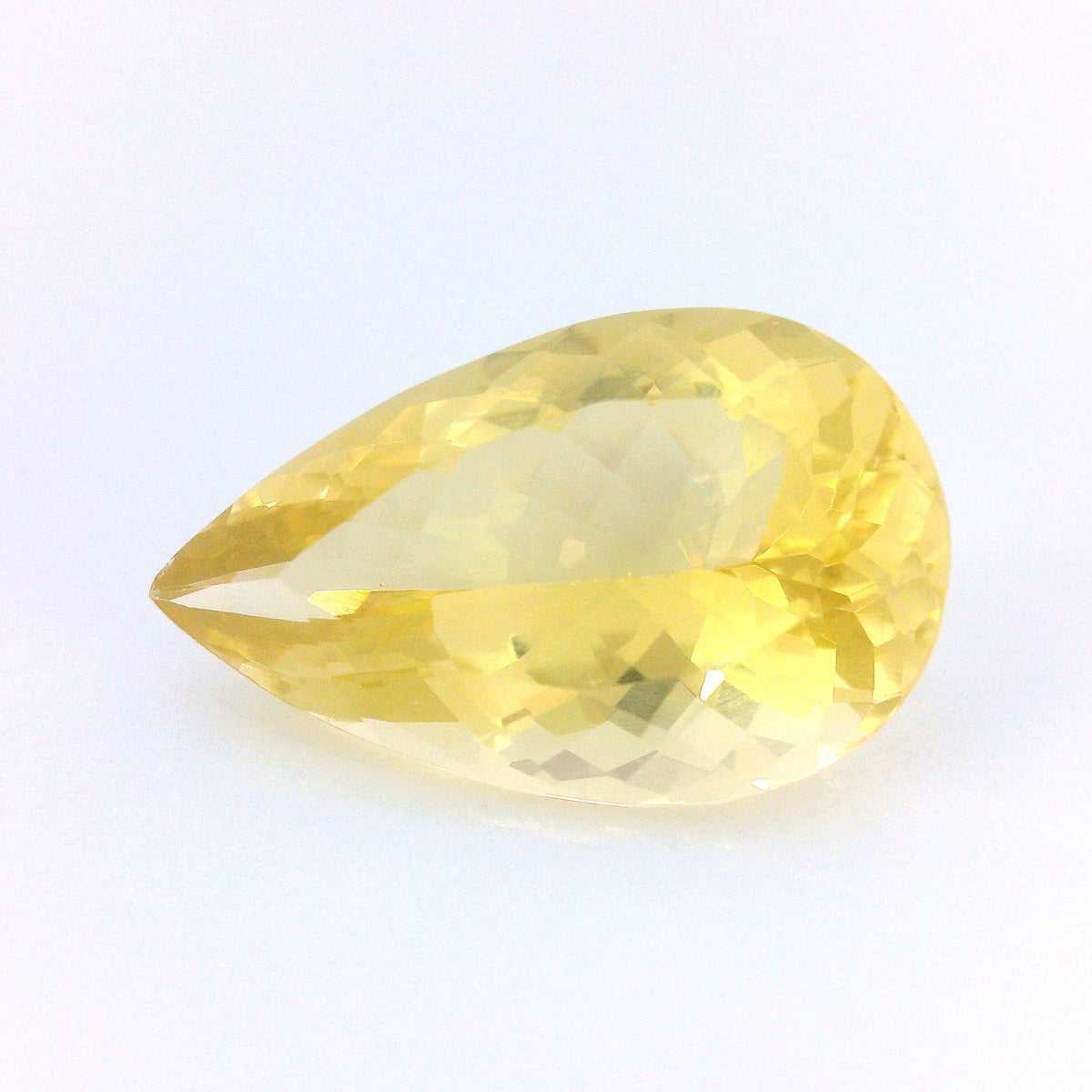 Pear Yellow Heliodor 7.54ct loose gemstone
