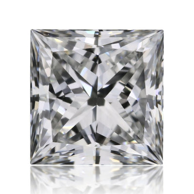Princess Natural Diamond 0.41ct E IF