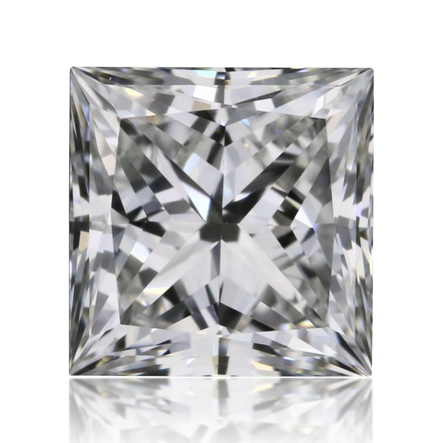 Princess Natural Diamond 0.41ct E IF