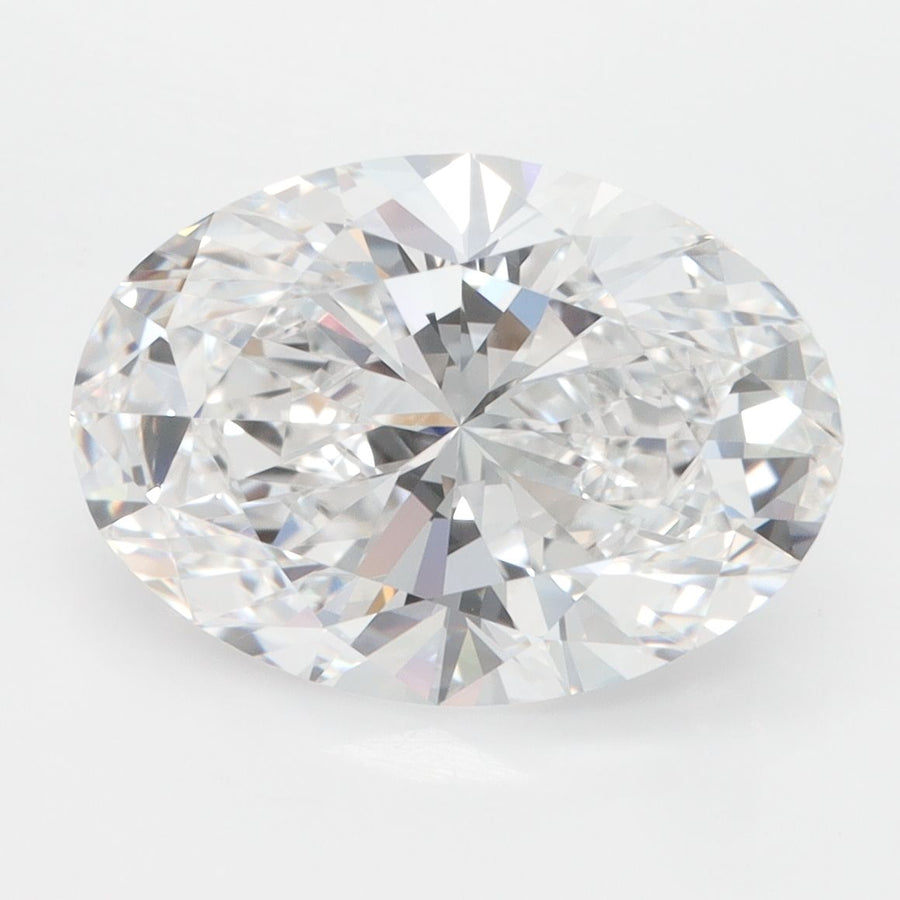 Oval Lab-Grown Diamond 3.40ct D VVS1