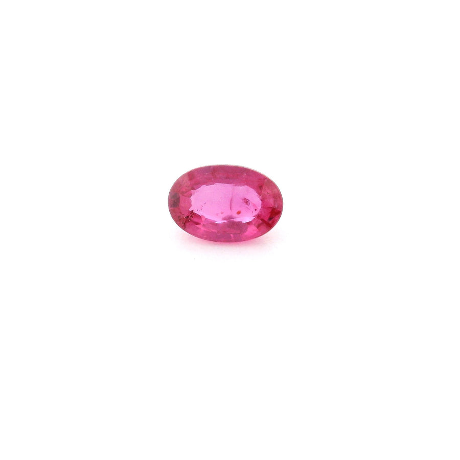 Oval Red Ruby 0.5ct loose gemstone