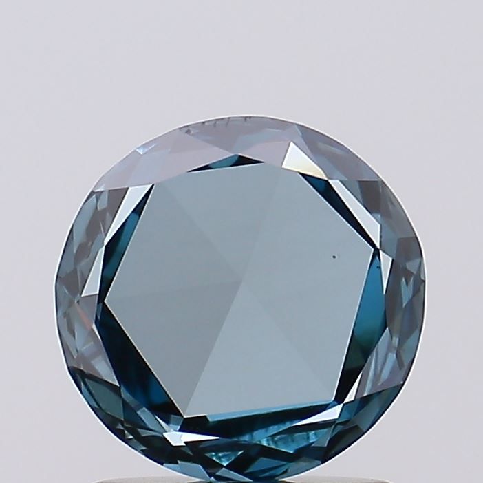 Rose Fancy Vivid Blue Lab-grown Diamond 0.84ct VS1 loose diamond