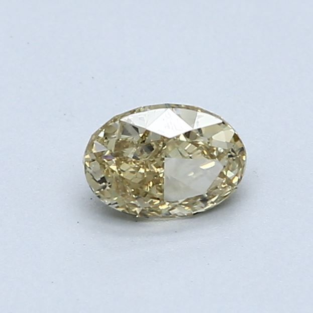 Oval Fancy Brownish Yellow Natural Diamond 0.52ct VS1 loose diamond