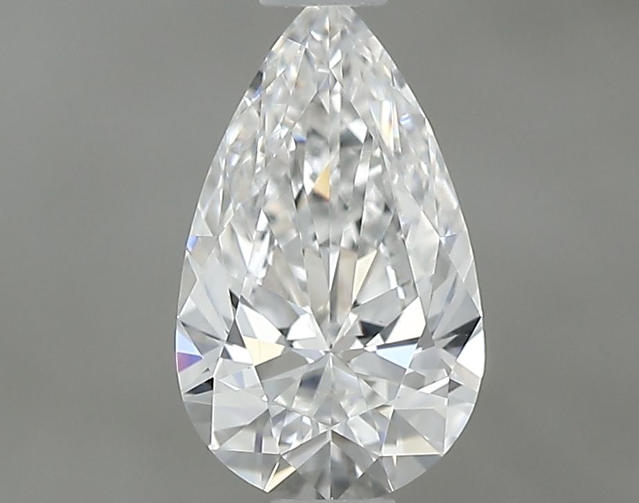 Pear Natural Diamond 0.61ct D VS1
