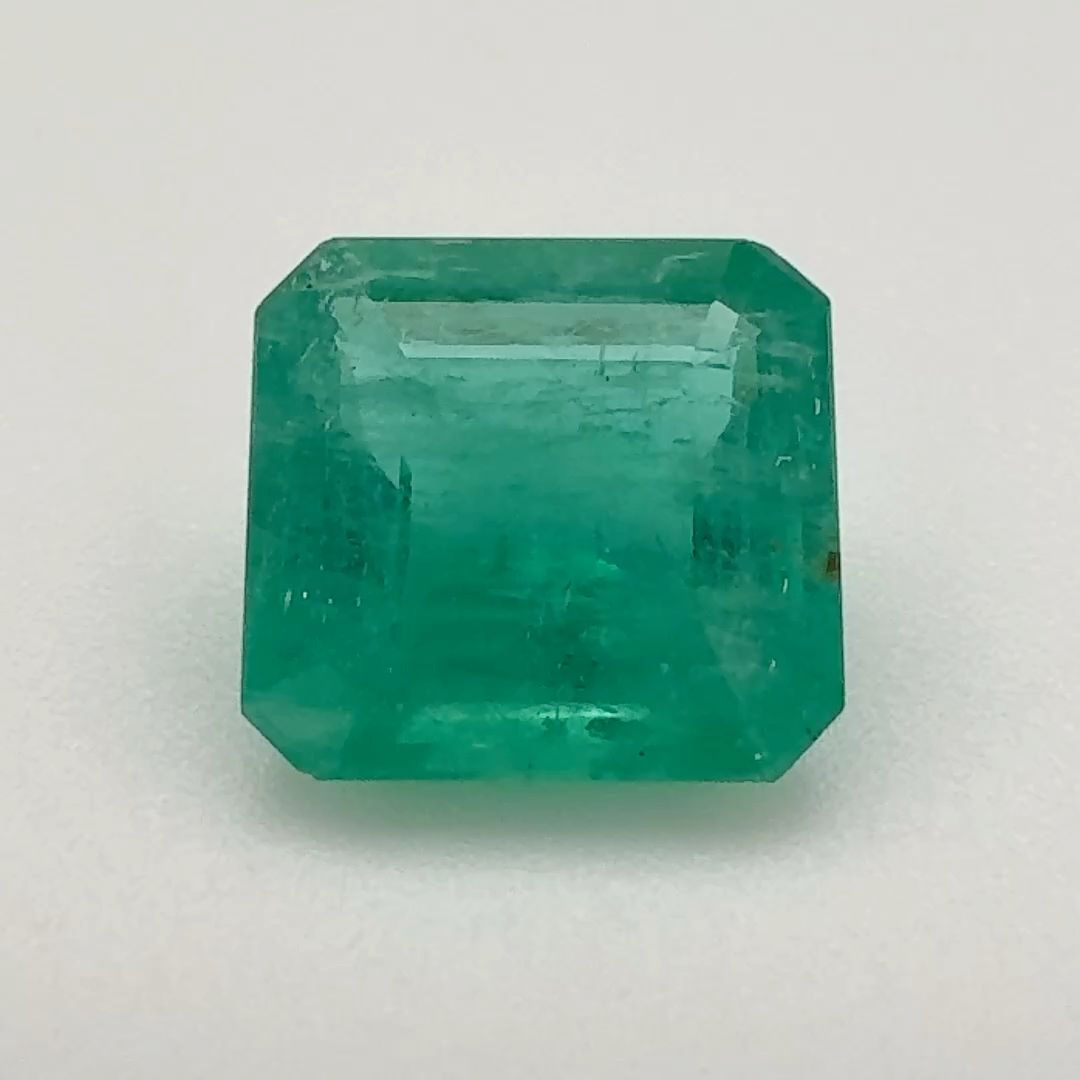 Octagonal Green Emerald 2.03ct loose gemstone