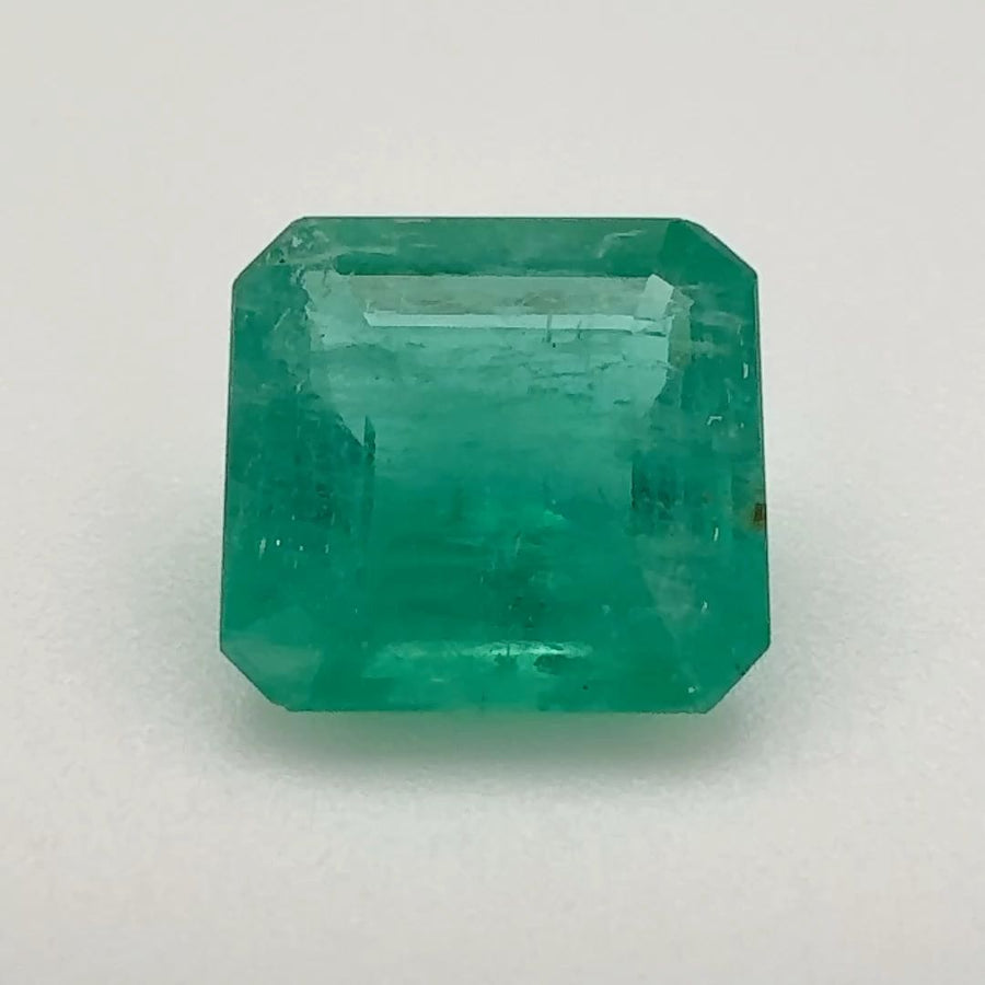 Octagonal Green Emerald 2.03ct loose gemstone