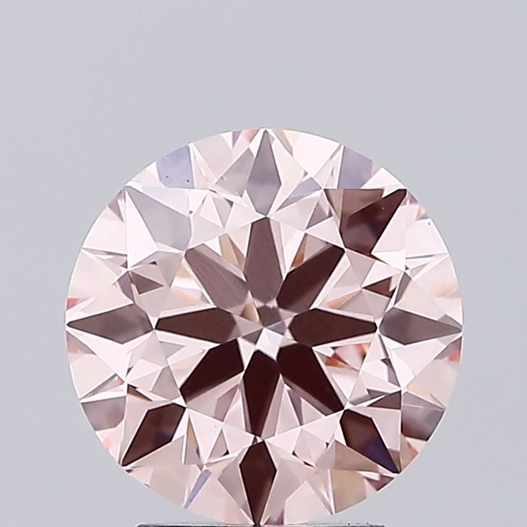 Round Fancy Intense Pink Lab-grown Diamond 2.46ct VS1 loose diamond