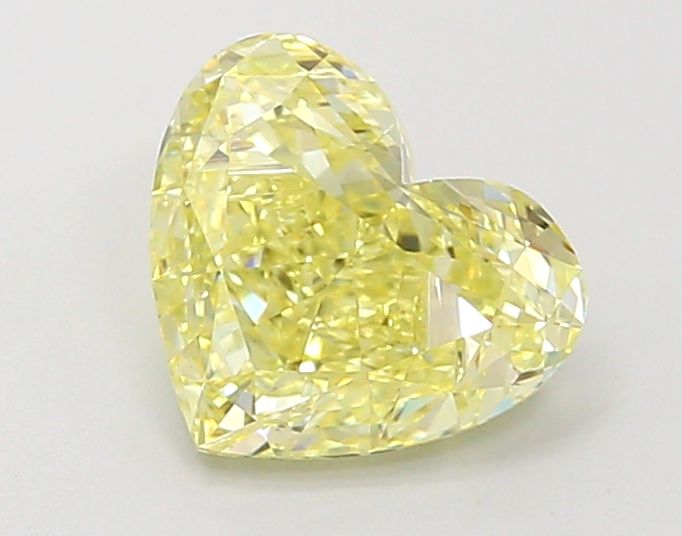 Heart Fancy Light Yellow Lab-grown Diamond 1.44ct VS2 loose diamond