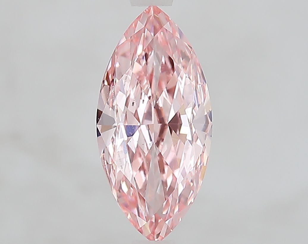 Marquise Fancy Vivid Pink Lab-grown Diamond 1.9ct VVS2 loose diamond