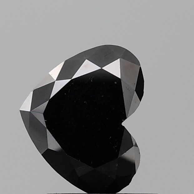 Heart Black Natural Diamond 1.46ct VVS1 loose diamond