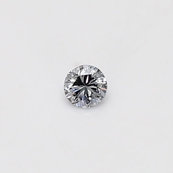 Round Very Light Gray Natural Diamond 0.08ct loose diamond