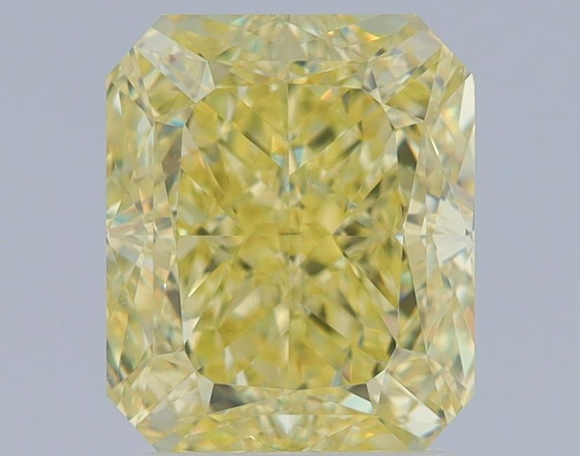 Radiant Fancy Yellow Natural Diamond 2.15ct VS1 loose diamond