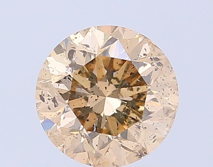 Round Fancy Brown Natural Diamond 2.32ct I1 loose diamond