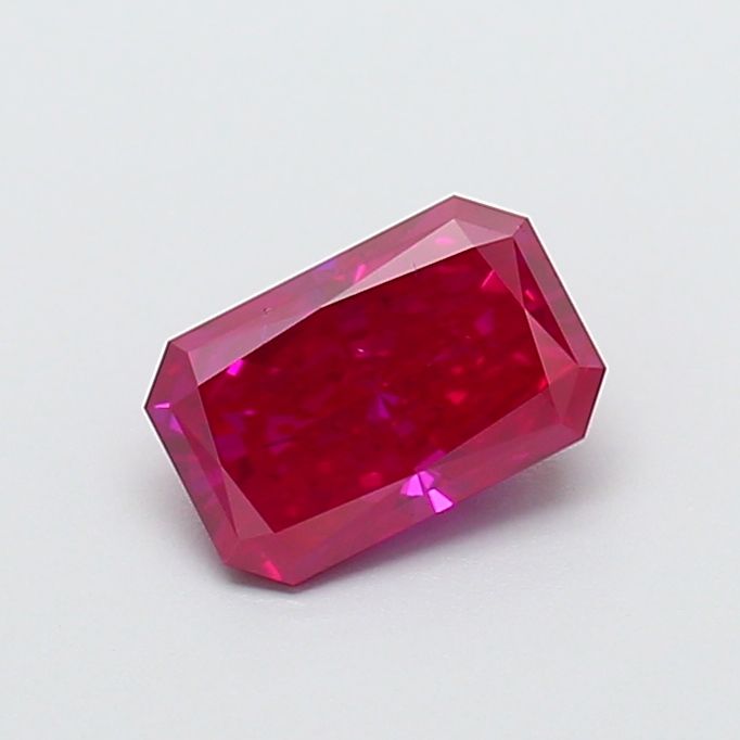 Radiant Fancy Vivid Pink Lab-grown Diamond 0.96ct SI1 loose diamond