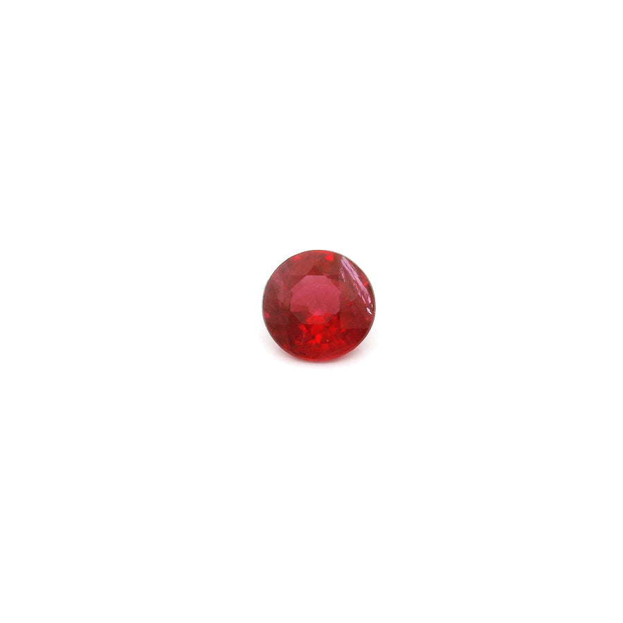 Round Red Ruby 0.49ct loose gemstone