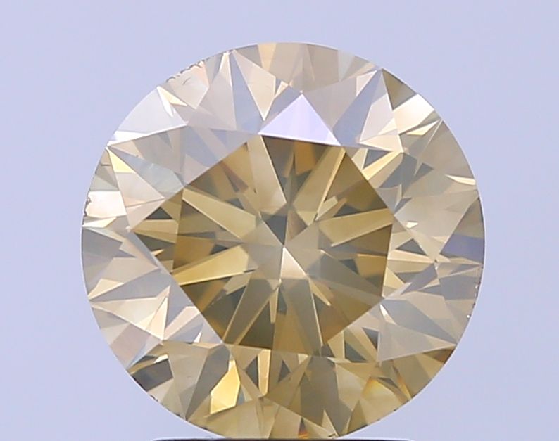 Round Fancy Green Natural Diamond 3.01ct SI1 loose diamond
