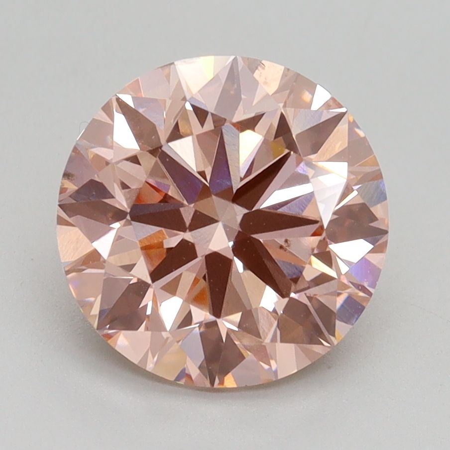Round Fancy Intense Pink Lab-grown Diamond 2.76ct SI1 loose diamond