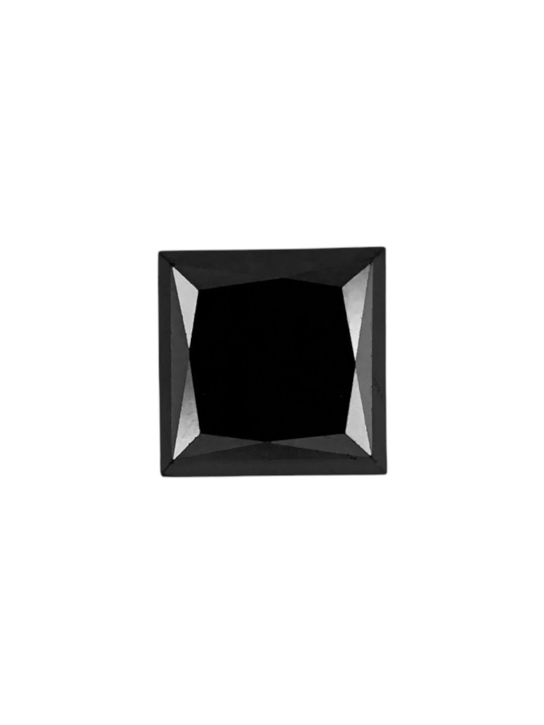Princess Fancy Black Natural Diamond 0.17ct VVS2 loose diamond