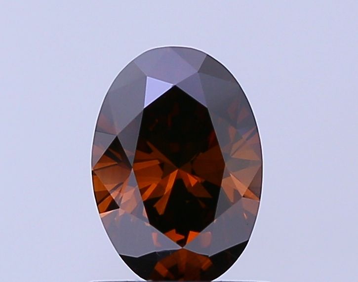 Oval Fancy Reddish Brown Natural Diamond 1.06ct VVS2 loose diamond