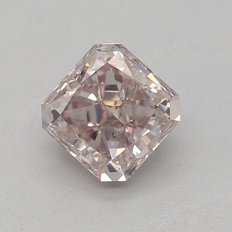 Radiant Fancy Brownish Pink Natural Diamond 0.46ct SI2 loose diamond