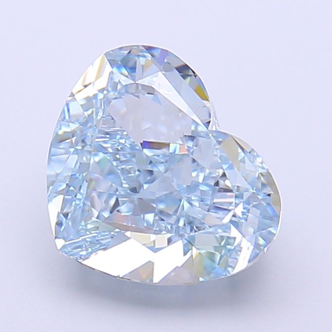 Heart Fancy Intense Blue Lab-grown Diamond 3.01ct VVS2 loose diamond