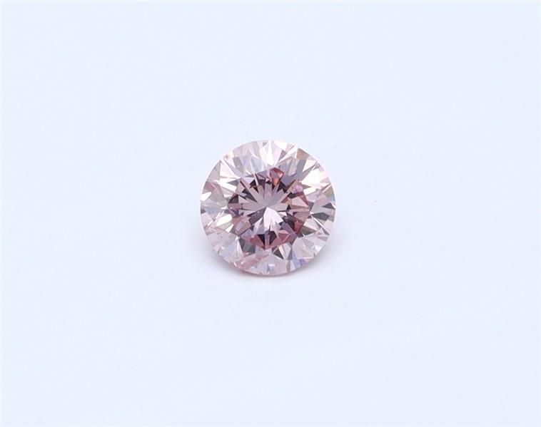 Round Faint Pink Natural Diamond 0.17ct I1 loose diamond
