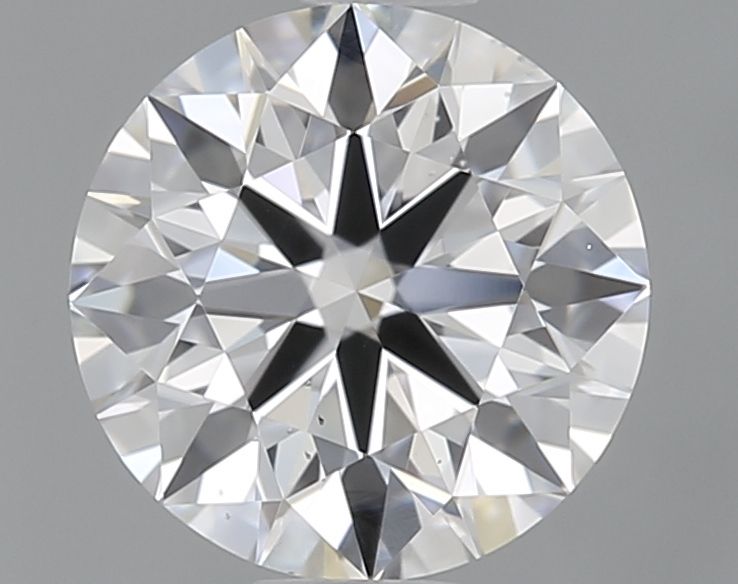 Round Natural Diamond 0.77ct D VS2