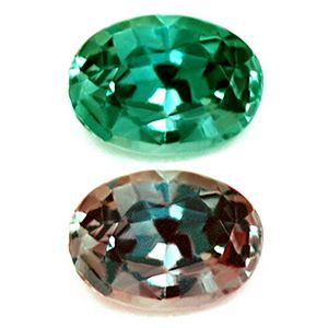 Oval Green Alexandrite 0.19ct loose gemstone
