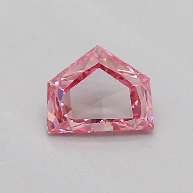 Pentagonal Fancy Intense Pink Lab-grown Diamond 0.21ct VS1 loose diamond