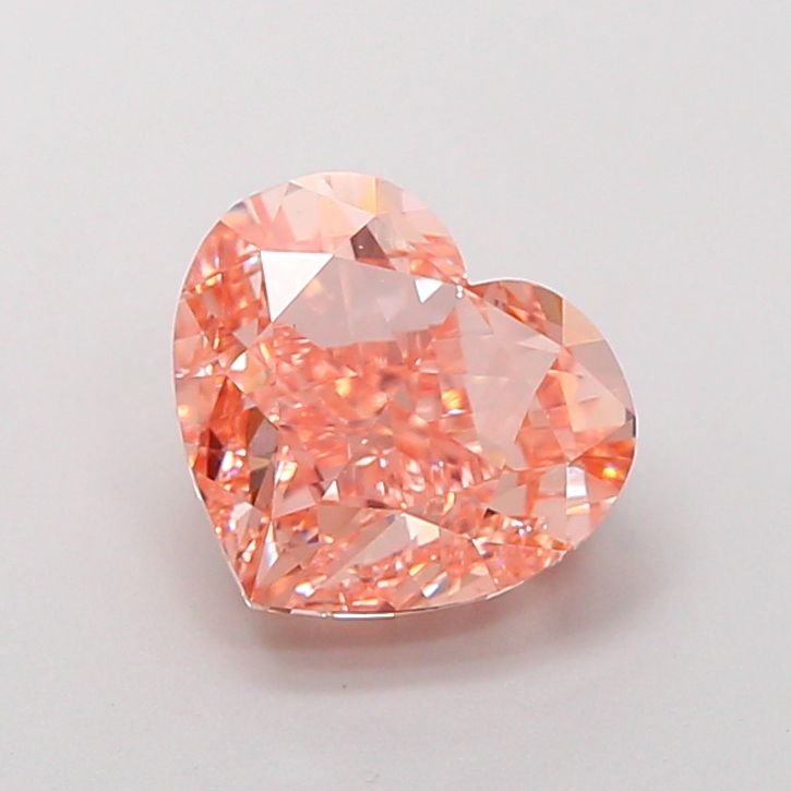 Heart Fancy Intense Brownish Orange Lab-grown Diamond 3.02ct VS1 loose diamond