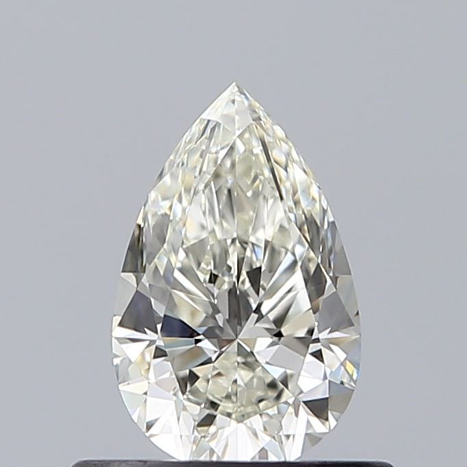 Pear Natural Diamond 0.53ct J VVS1
