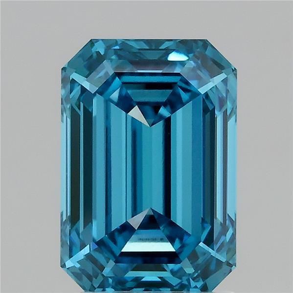Emerald Fancy Vivid Blue Lab-grown Diamond 2.59ct VS1 loose diamond