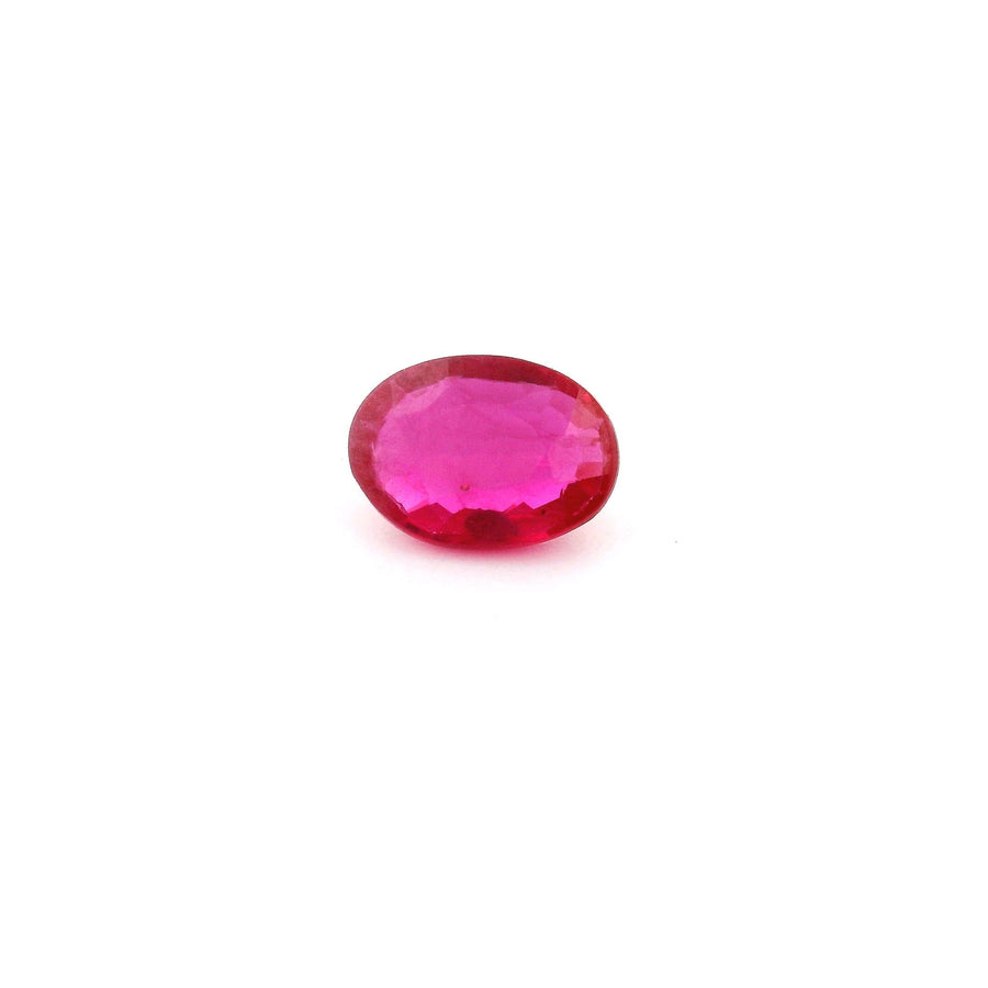 Oval Red Ruby 0.74ct loose gemstone