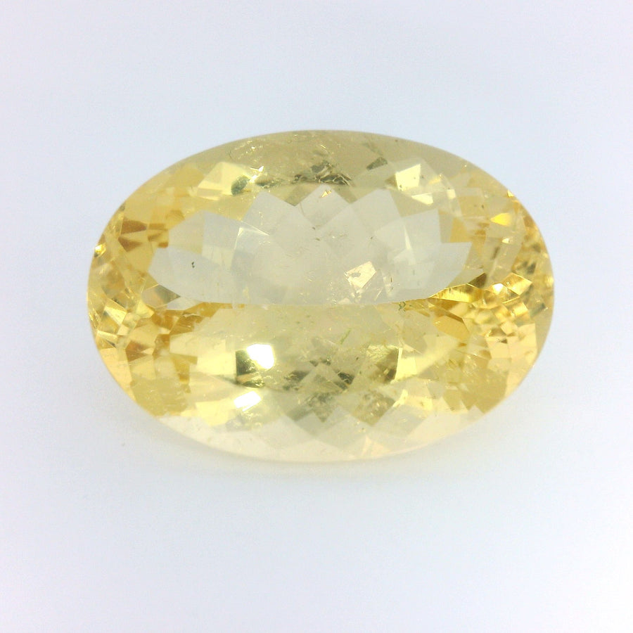 Oval Yellow Heliodor 13.63ct loose gemstone