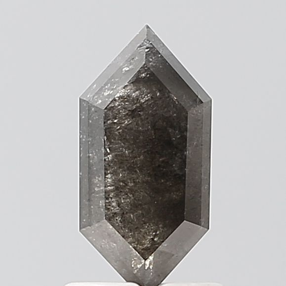 Hexagonal Salt And Pepper Natural Diamond 0.94ct VS1 loose diamond