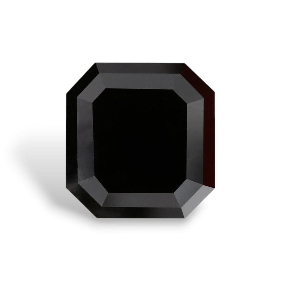 Asscher Fancy Black Natural Diamond 5.43ct VVS2 loose diamond