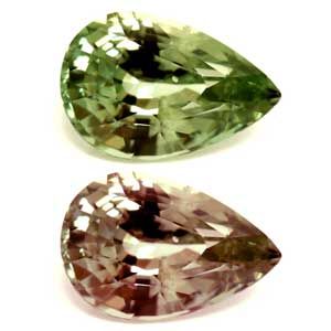 Pear Green Alexandrite 1.04ct loose gemstone
