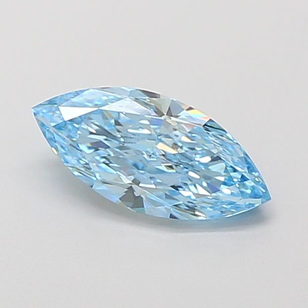 Marquise Fancy Vivid Blue Lab-grown Diamond 1.05ct VS1 loose diamond