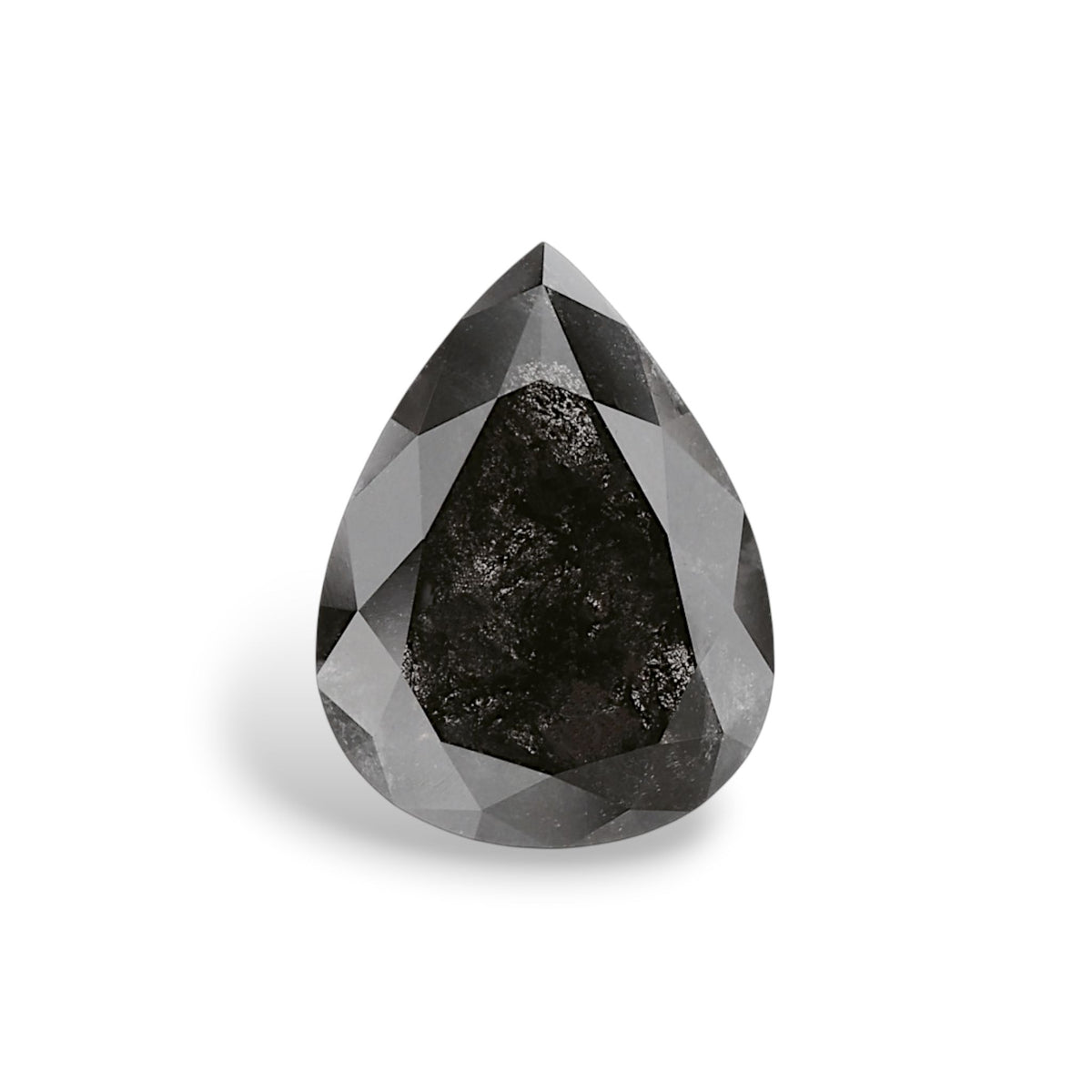 Pear Fancy Black Natural Diamond 2.25ct VVS2 loose diamond