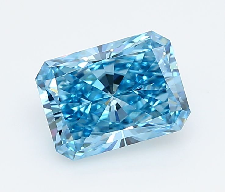 Radiant Fancy Vivid Blue Lab-grown Diamond 1.53ct VVS2 loose diamond