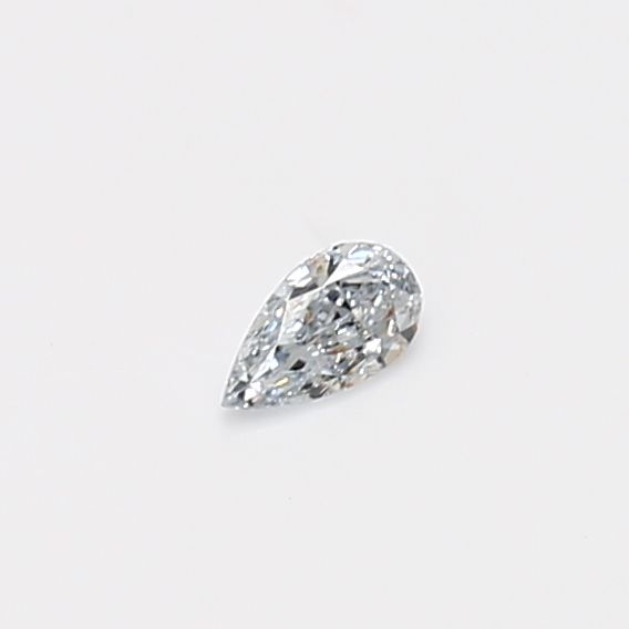 Pear Very Light Blue Natural Diamond 0.08ct loose diamond