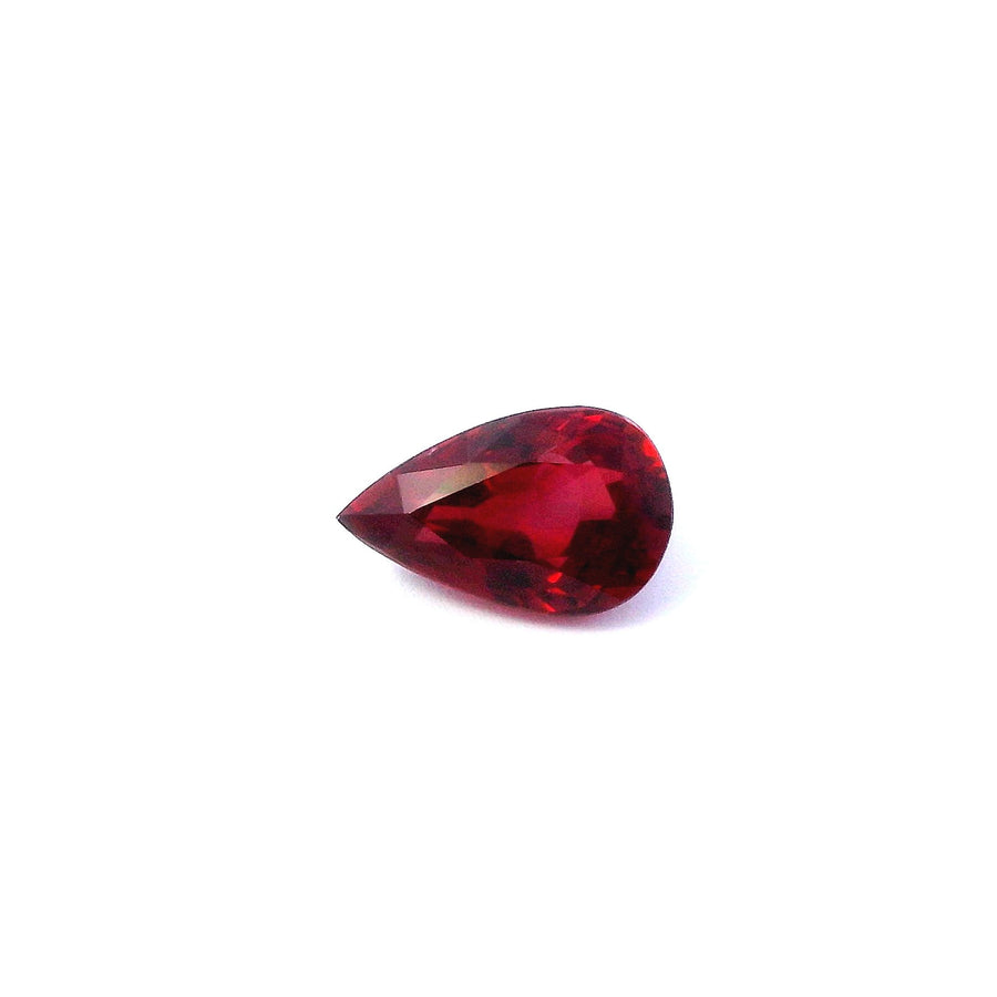 Pear Red Ruby 1.34ct loose gemstone