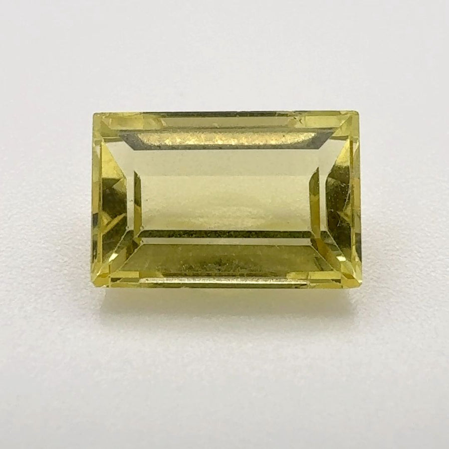 Rectangular Yellow Beryl 2.33ct loose gemstone