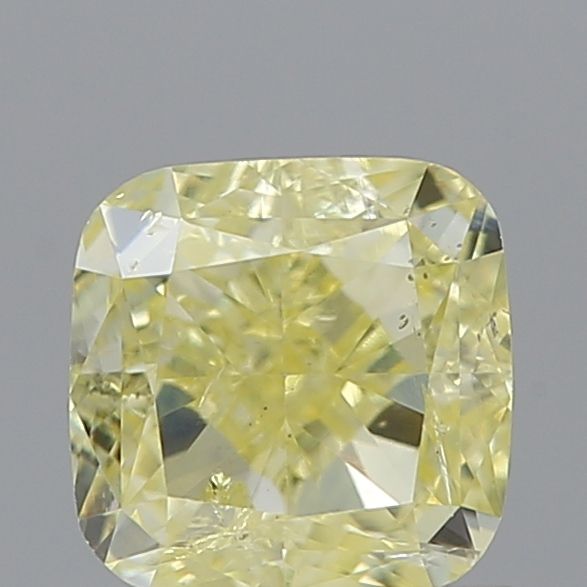 Cushion Fancy Yellow Natural Diamond 1ct I1 loose diamond