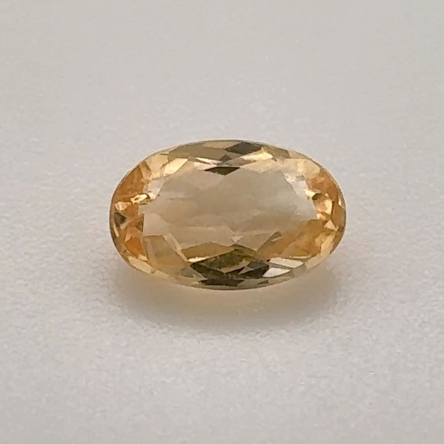 Oval Yellow Topaz 0.67ct loose gemstone