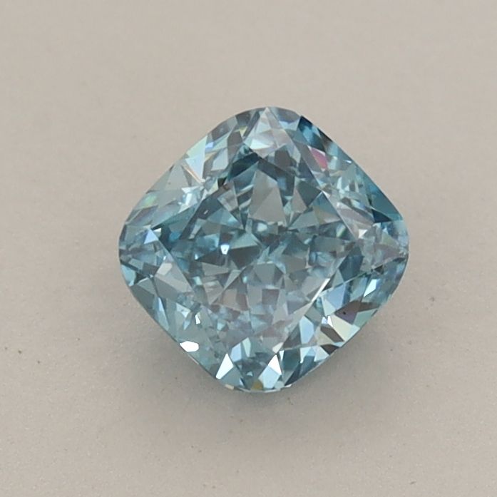 Cushion Fancy Vivid Blue Lab-grown Diamond 0.72ct VS1 loose diamond