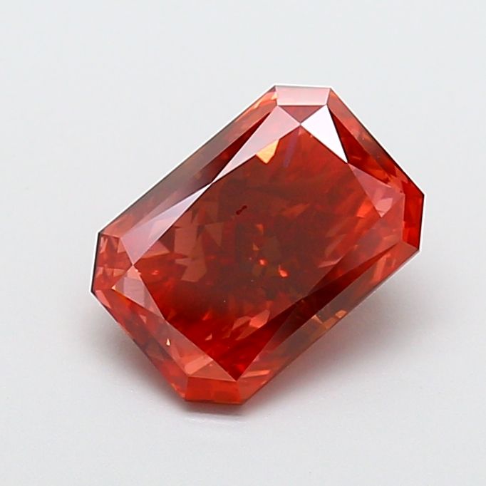 Radiant Fancy Vivid Red Lab-grown Diamond 2.15ct loose diamond