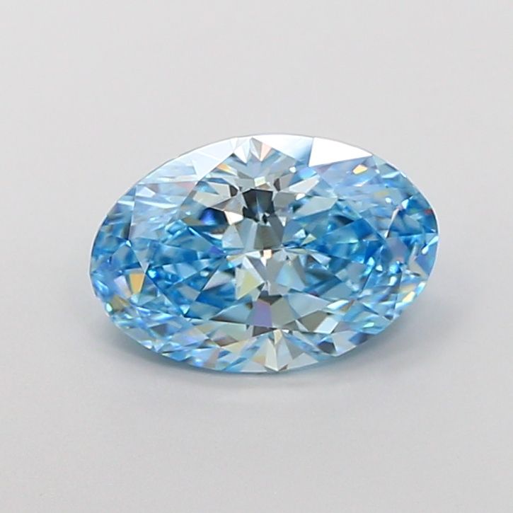 Oval Fancy Vivid Blue Lab-grown Diamond 2.7ct VS1 loose diamond